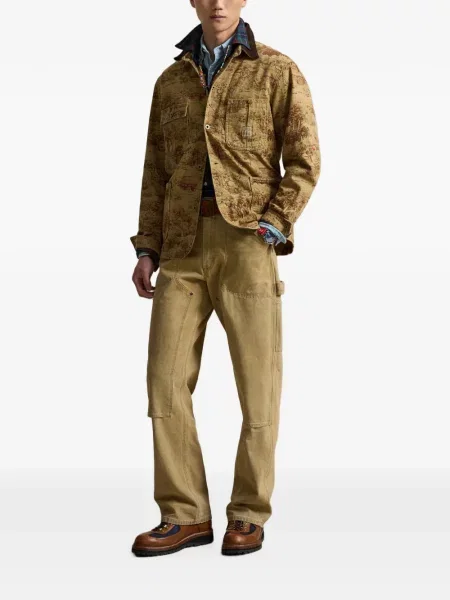 Șosete Polo Ralph Lauren cu model herringbone cu broderie plasă albastru