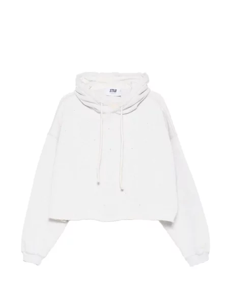 Șnur de strângere hanorac cu glugă Golden Goose gri