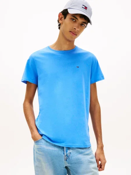 Tommy Jeans Tričko / námornícka / červená / biela modrá