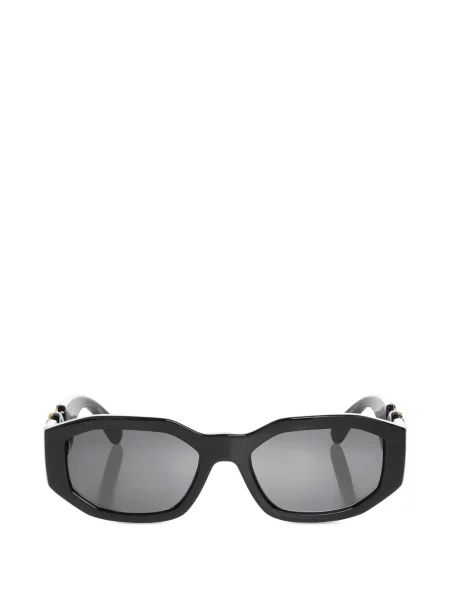 Ochelari de soare Versace cu imprimeu geometric negru