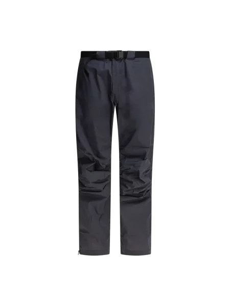 Spodnie Gr10k w jednolitym kolorze szare