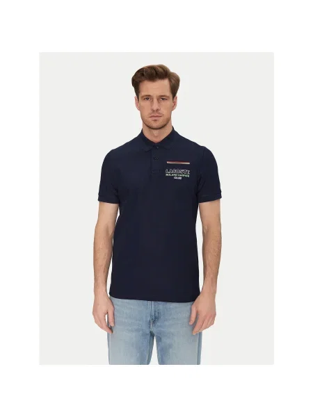 Lacoste Pólóing Regular Fit sötétkék