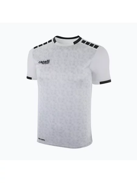 Fotbalové tričko Capelli Cs III Block white/black bílé