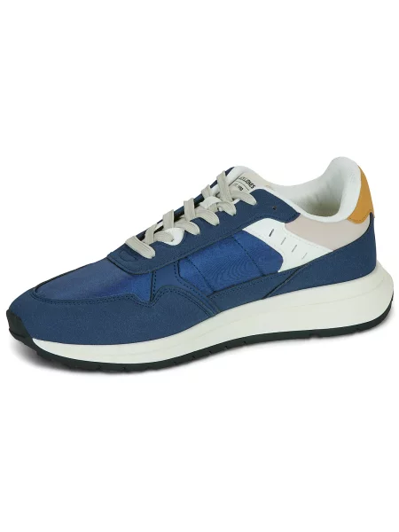 JACK & JONES Rövid szárú sportcipők JFWOSWALD bézs / tengerészkék / fehér kék