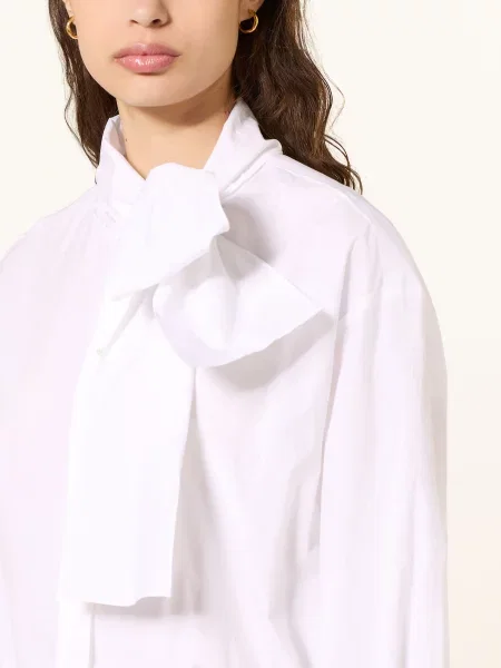 Claudie Pierlot Bluzka Z Kołnierzykiem weiss biała