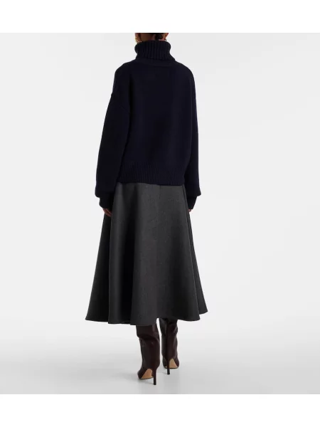Decupat heláncă Extreme Cashmere din cașmir albastru