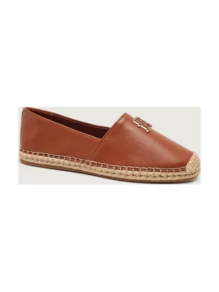 Tommy Hilfiger De piele espadrile maro