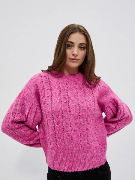 Pulover Marisse roz