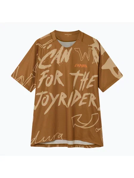 Tricou de ciclism pentru bărbați Endura Singletrack Print trail bronze