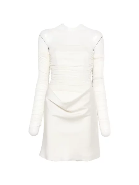 Rochie mini Rotate Birger Christensen cu volane plasă de costum