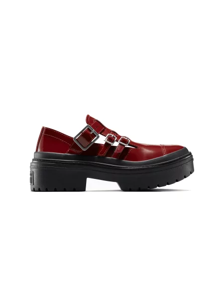 Converse Chuck Taylor All Star Lugged Heel Mary Jane Platform Patent Leather Kobiety Buty sportowe Converse Czerwony Size: 5 brązowe