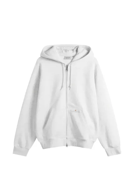Hoodie Carhartt Wip με αυτόγραφο γκρι