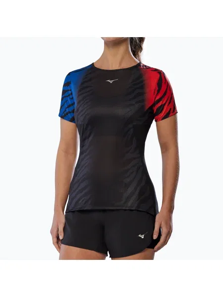 Футболка для бігу Mizuno DryAeroFlow Graphic Tee oni red червона