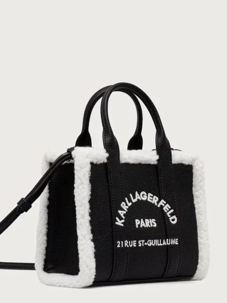 Geanta crossbody Karl Lagerfeld din piele negru