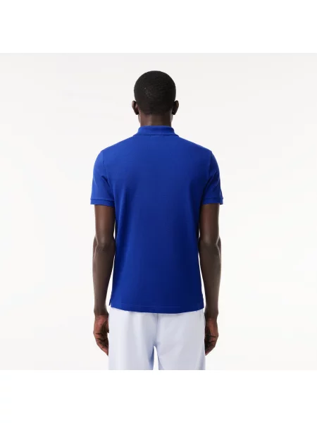 Lacoste Koszulka Polo Slim Fit Petit Piqué granatowa