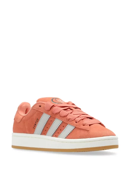 Zomšinės sportbačiai Adidas su raišteliais oranžinė