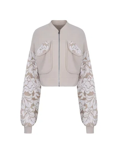 Femif Бомбер Текстиль/віскоза бежевий
