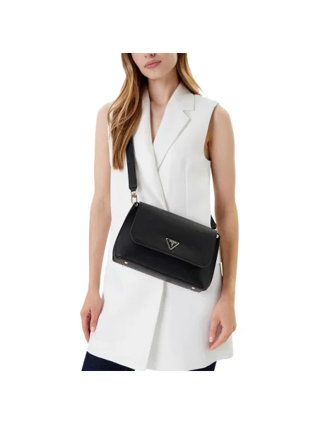 Crossbody kabelka Guess čierna