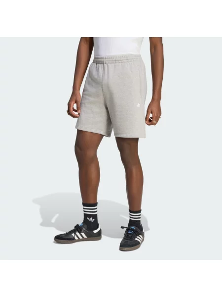 ADIDAS ORIGINALS Kalhoty Trefoil Essentials melír šedý