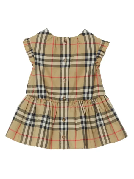 Kostkované retro tričko Ombre s výšivkou černé