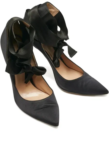 Zkrácené zavinovací lodičky Gianvito Rossi černé