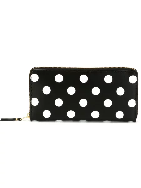 Puntíkatá peněženka Comme Des Garçons Wallet černá