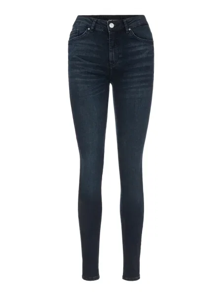 PIECES Jeans Delly închis albastru