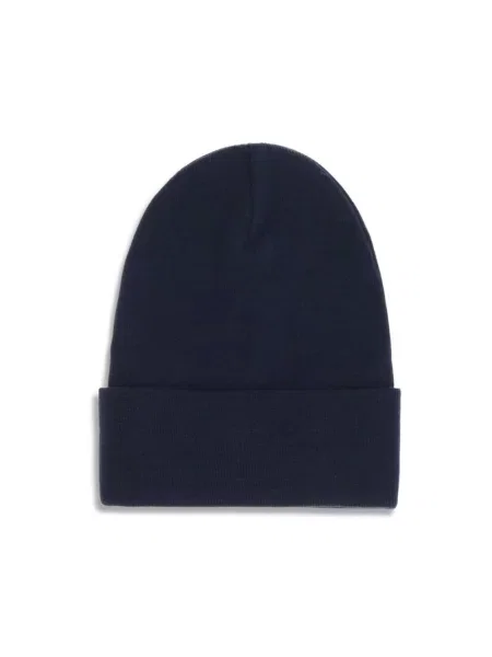 Czapka Moncler wełniana niebieska
