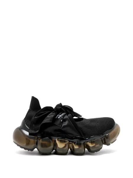 Sneakerși Grounds cu funde negru