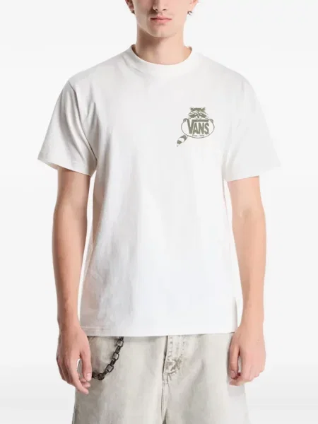 Tricou Vans cu imagine alb
