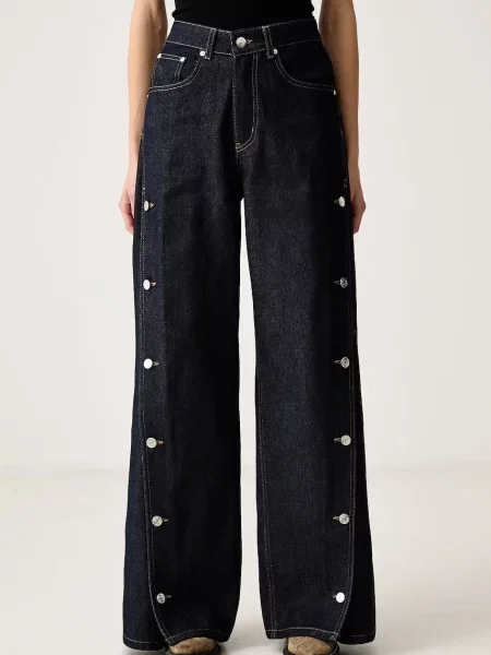 Gestuz blugi wide leg pentru femei GZthenna