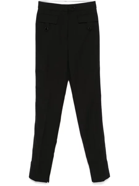 Pantaloni Ganni negru