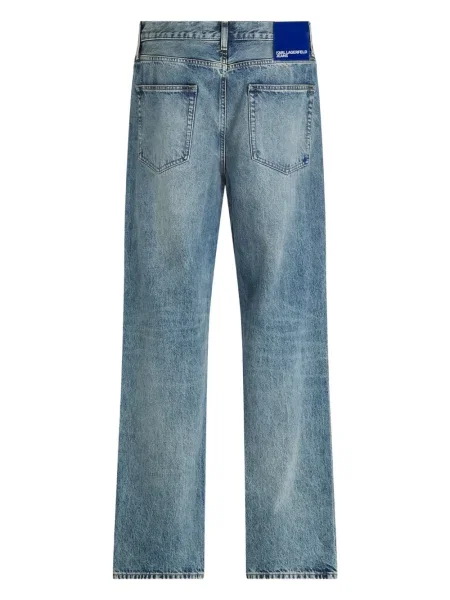 Дънки Karl Lagerfeld Jeans дизайн с пет джоба синьо