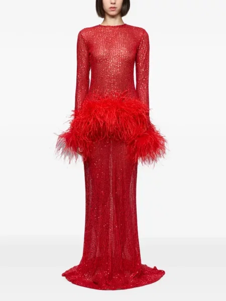 Rochie maxi Atu Body Couture cu paiete roșu