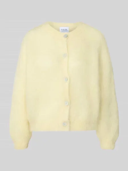 Kardigan rozpinany o kroju loose fit z mieszanki moheru model AMANDA' Villa Sophie