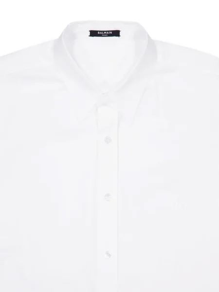 Cămașă Balmain din poplin alb