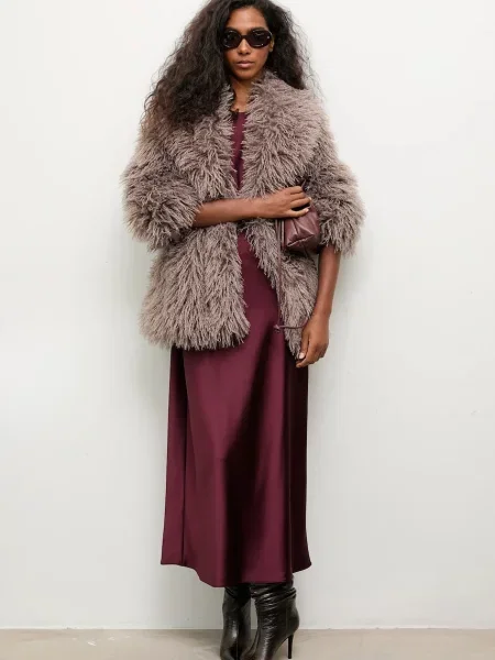 Answear.LAB kurtka przejściowa brązowy