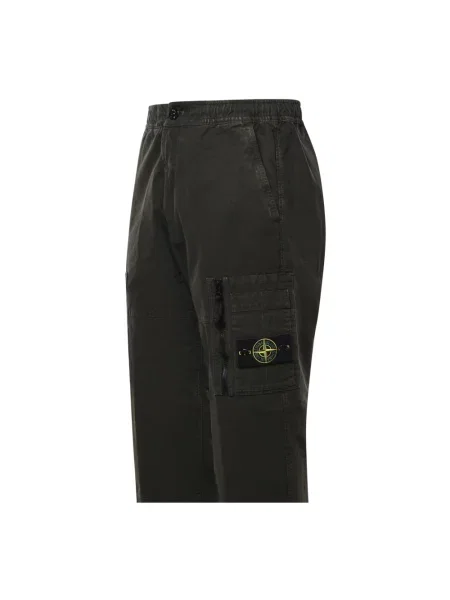 Spodnie Stone Island z kamieniami czarne