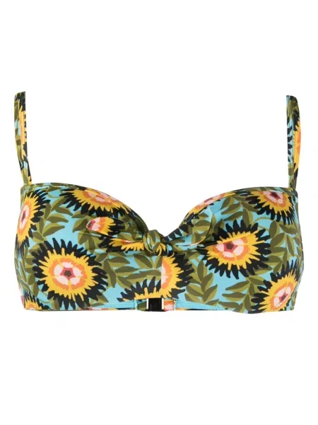 Bikini Marlies Dekkers cu model floral cu imagine albastru