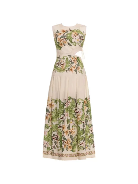 Rochie midi Agua By Agua Bendita cu model floral cu imagine