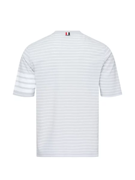 Tricou Thom Browne cu dungi gri