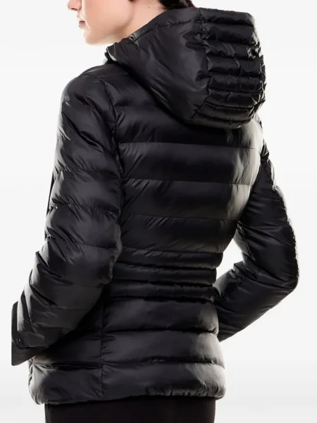 Geacă Ea7 Emporio Armani cu glugă negru