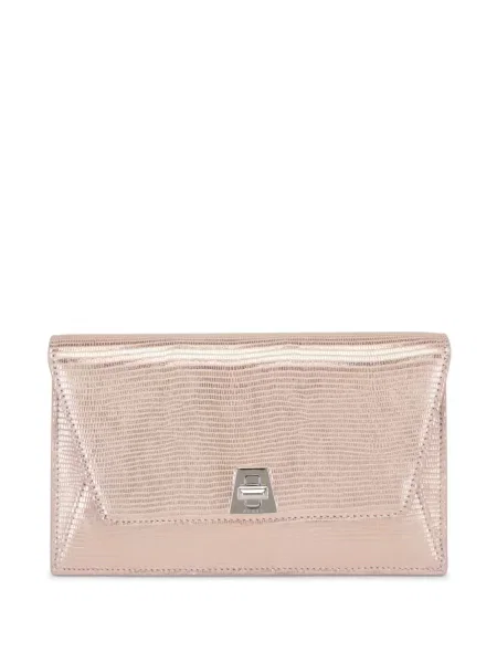 Kopertówka Akris skórzana czarna