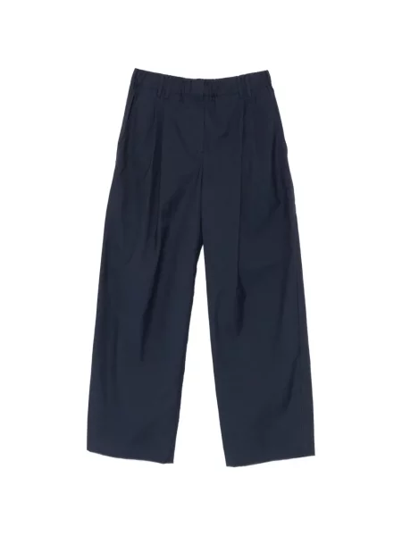 Pantaloni Brunello Cucinelli plisate albastru