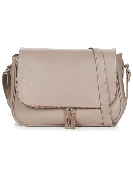 Pikčasta crossbody torbica Betty London bež