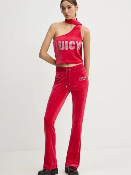 Блуза Juicy Couture з аплікацією червона