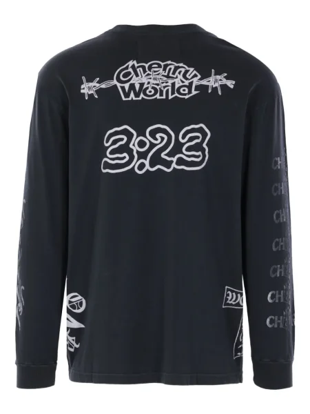 Tricou Cherry World lung negru