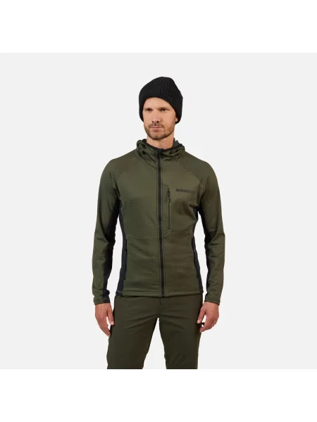 ROSSIGNOL BLUZA NARCIARSKA BLACKSIDE MIX FZH FLEECE M zielony