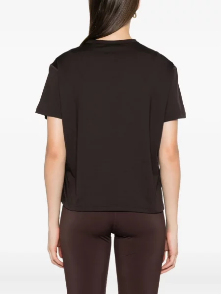 Tricou Jil Sander cu aplicații maro