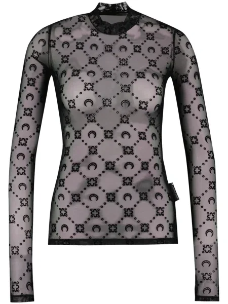 Tricou Marine Serre plasă negru